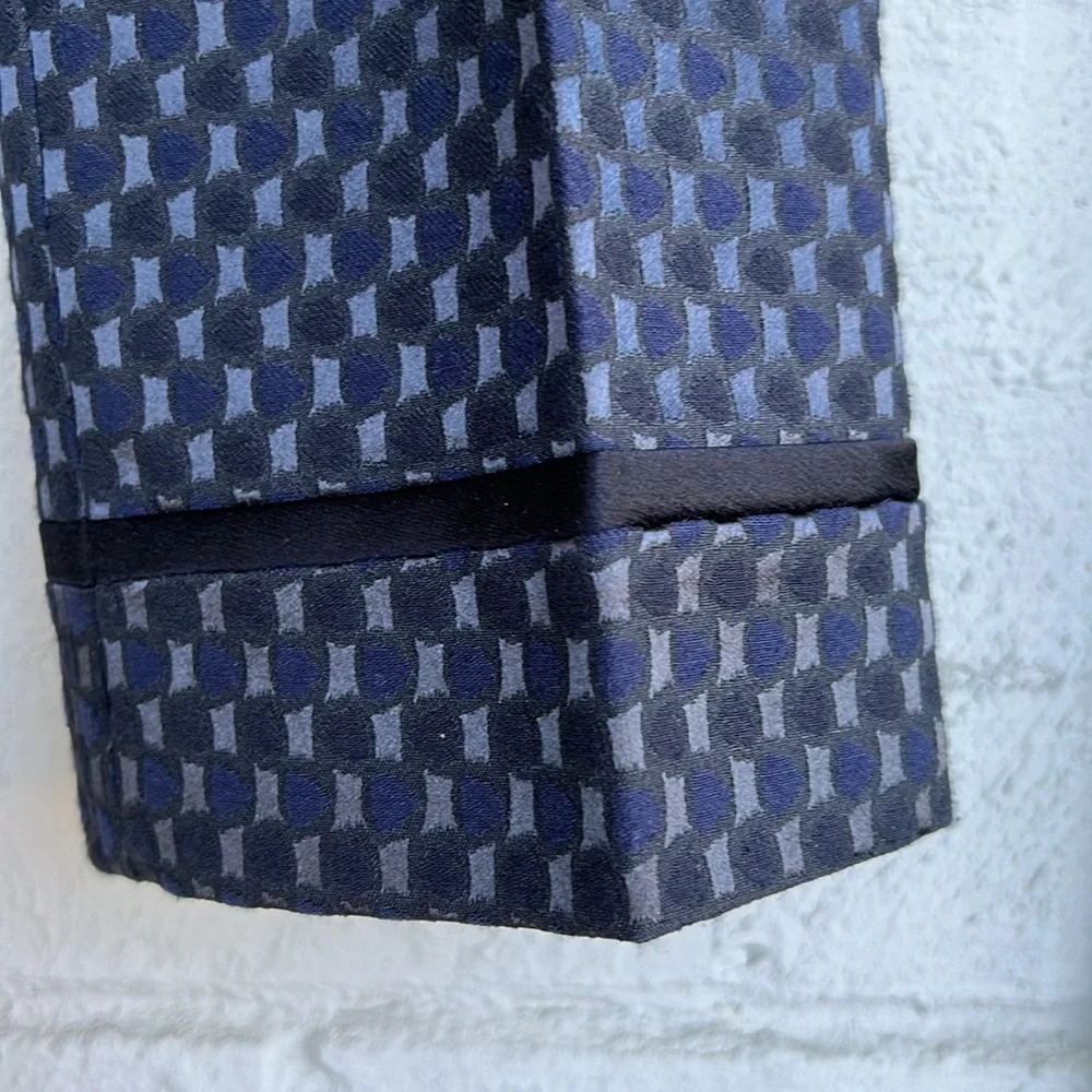 Tory Burch Phantom Madison Pant Cropped Black/Navy Size 4 - Picture 6 of 15